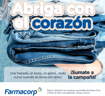 Farmacorp activa más de 100 puntos de donación para abrigar a quienes más lo necesitan