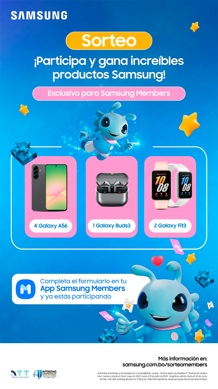Samsung premia a sus usuarios con un sorteo a través de la app Samsung Members