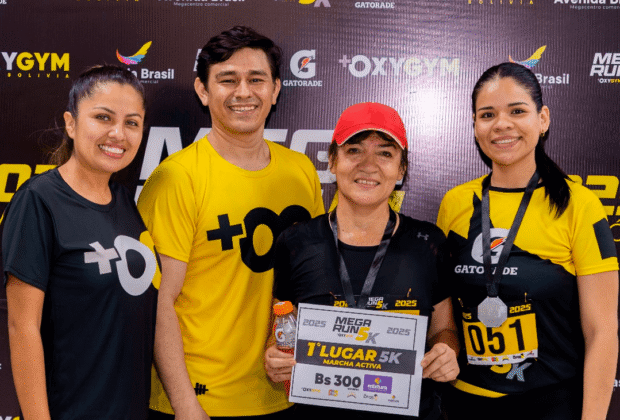 Mega Run Oxygym 5k activó el invierno cruceño