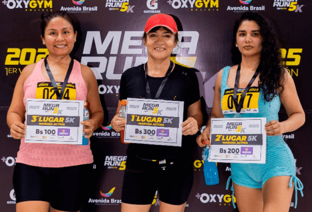 Mega Run Oxygym 5k activó el invierno cruceño