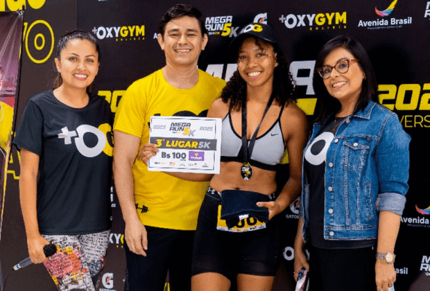 Mega Run Oxygym 5k activó el invierno cruceño