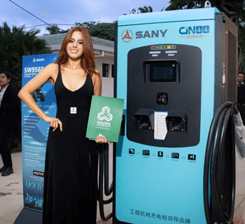 Opentrade Bolivia marca un hito con el primer cargador frontal 100% eléctrico del país