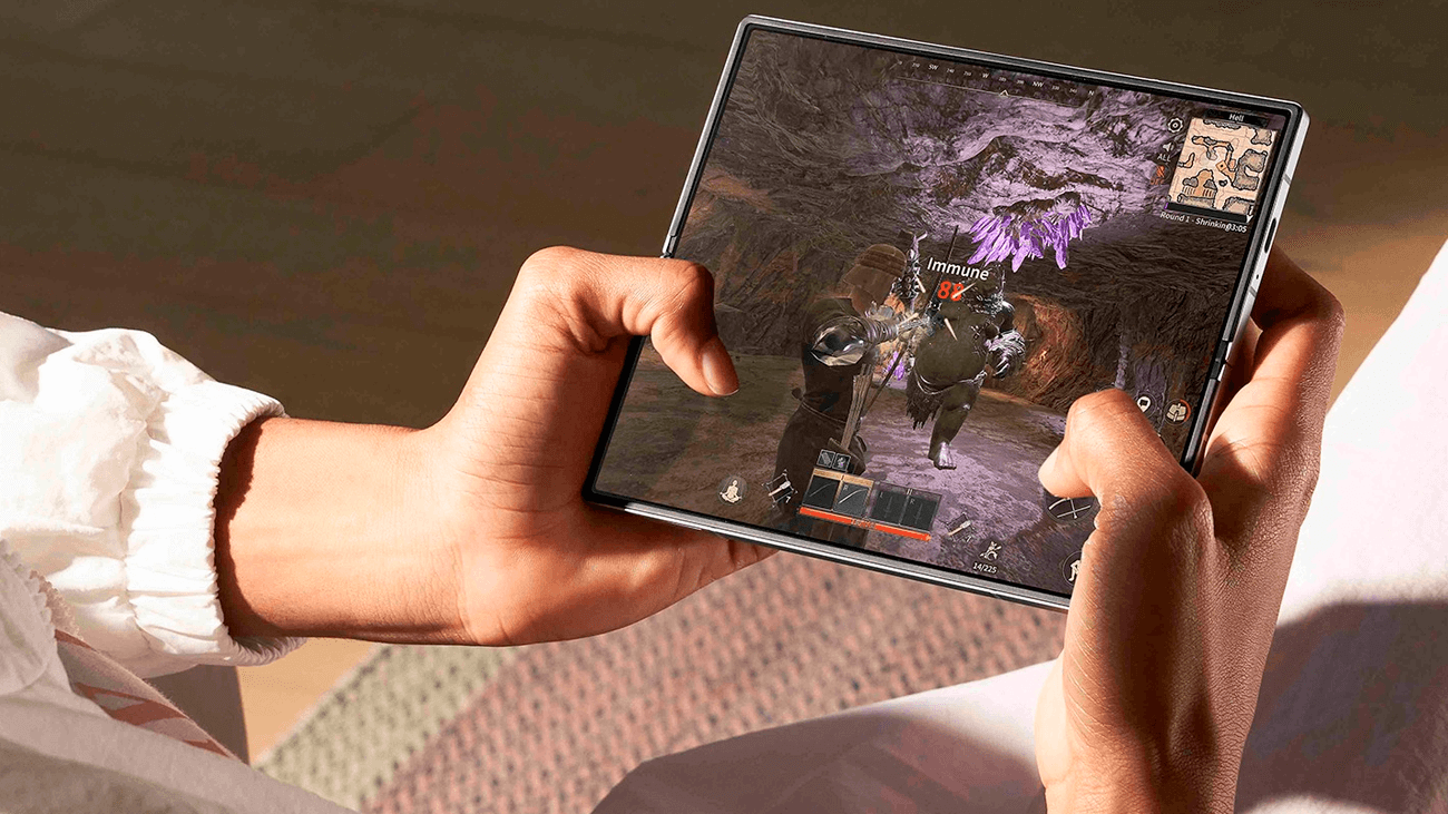 Plegado o desplegado, el Galaxy Z Fold7 lleva la experiencia de juego a otro nivel