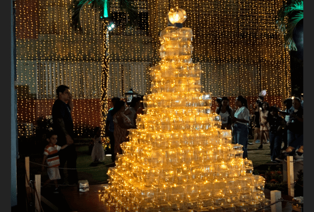 CRE enciende la Navidad en Santa Cruz con la Plaza de la Luz