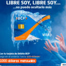 BCP amplía a us$ 5.000 el límite de compras en el exterior con tarjetas de débito