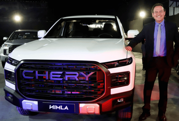 Himla, la primera camioneta de Chery en Bolivia, fue presentada por AutoGroup y Astara en Fexco 2026
