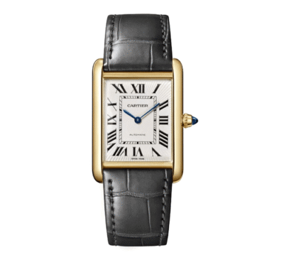 CARTIER TANK: la geometría del tiempo convertida en ícono